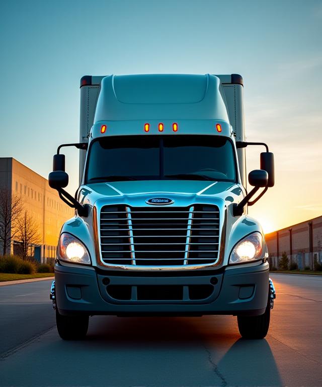 Reliable 26ft Box Truck with custom branding
